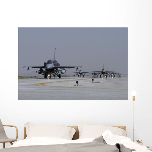 Squadron Turkish Air Force Line-up Wall Decal