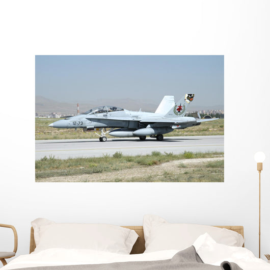 Spanish Air Force Ef-18m Grounded Wall Decal