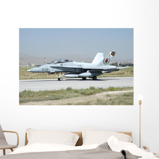 Spanish Air Force Ef-18m Grounded Wall Decal