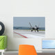 Us Air Force F-22a on Tarmac Wall Decal