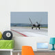 Us Air Force F-22a on Tarmac Wall Decal