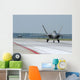 Us Air Force F-22a on Tarmac Wall Decal