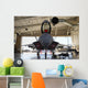 Us Air Force F-22a in Hangar Wall Decal