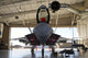 Us Air Force F-22a in Hangar Wall Decal