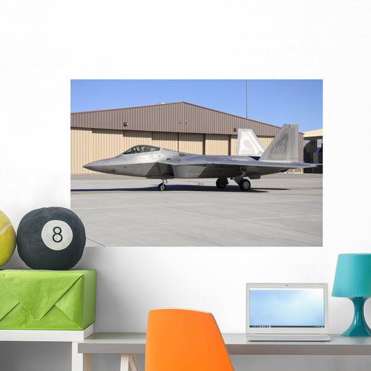 Us Air Force F-22a Grounded Left Wall Decal