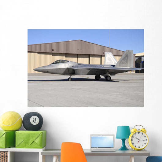 Us Air Force F-22a Grounded Left Wall Decal