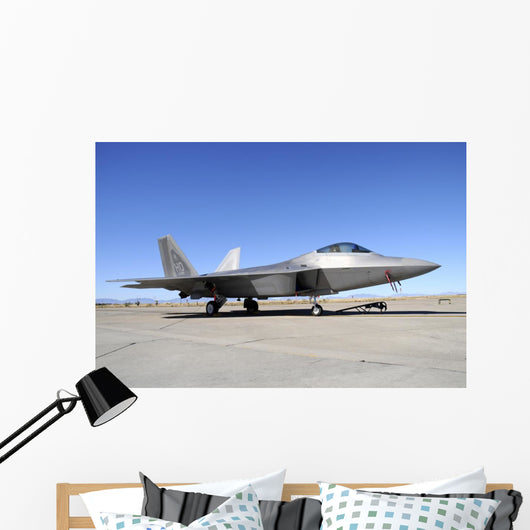 Us Air Force F-22a Grounded Right Wall Decal