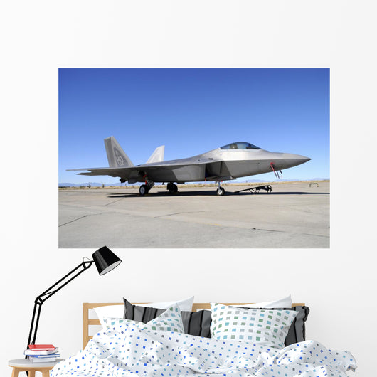 Us Air Force F-22a Grounded Right Wall Decal