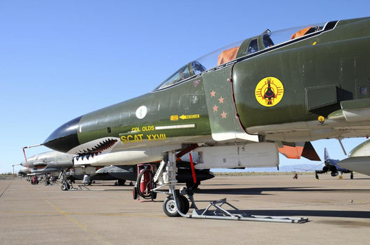 Us Air Force Qf-4 Line-up Wall Decal