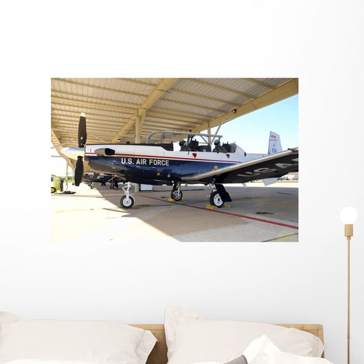 Us Air Force T-6a  Hangar Wall Decal