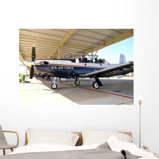 Us Air Force T-6a  Hangar Wall Decal