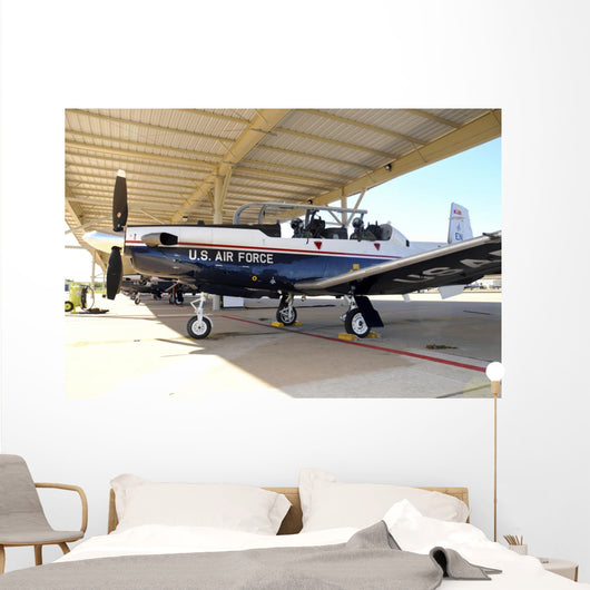 Us Air Force T-6a  Hangar Wall Decal