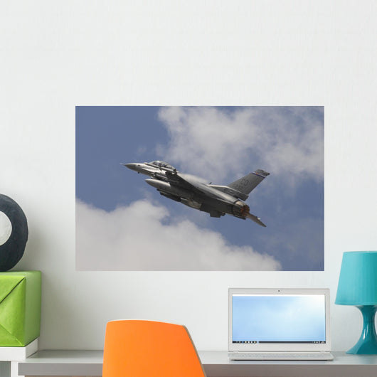 Us Air Force F-16c Back Left Wall Decal