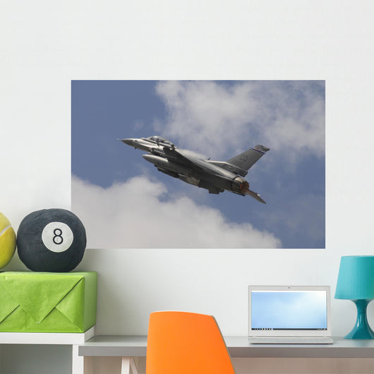 Us Air Force F-16c Back Left Wall Decal