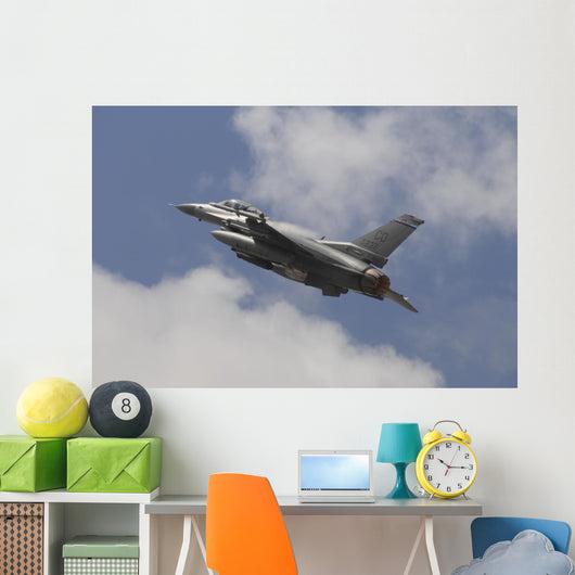 Us Air Force F-16c Back Left Wall Decal