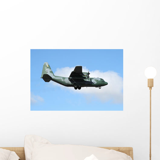 Brazilian Air Force C-130 In-Flight Wall Decal