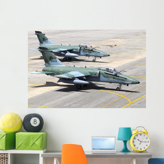 Brazilian Air Force A-1a Grounded Pair Wall Decal
