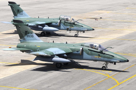 Brazilian Air Force A-1a Grounded Pair Wall Decal