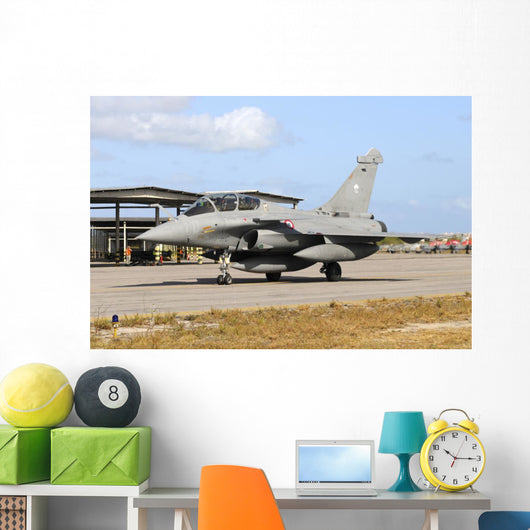 French Air Force Rafale Grounded Wall Decal