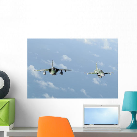 Brazilian Air Force A-1m Pair In-Flight Wall Decal