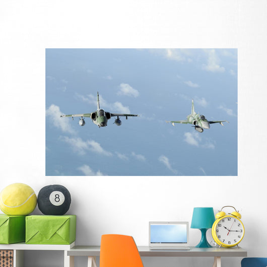 Brazilian Air Force A-1m Pair In-Flight Wall Decal