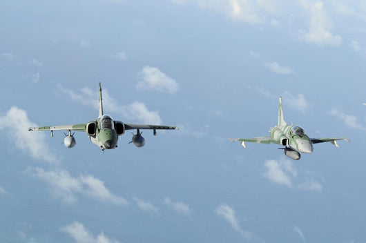 Brazilian Air Force A-1m Pair In-Flight Wall Decal