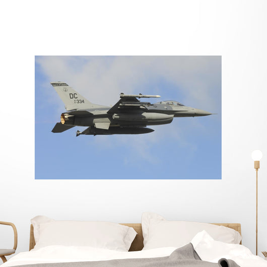 Us Air Force F-16c In-Flight Right Wall Decal