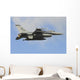 Us Air Force F-16c In-Flight Right Wall Decal