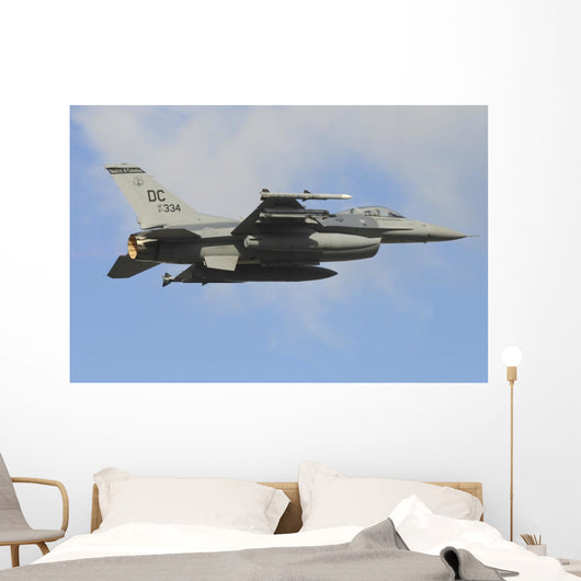 Us Air Force F-16c In-Flight Right Wall Decal