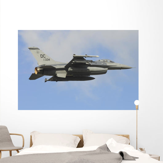 Us Air Force F-16c In-Flight Right Wall Decal