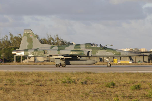 Brazilian Air Force F-5em Readying for Take-off Wall Decal