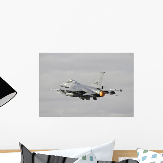 Dutch Air Force F-16am In-Flight Wall Decal