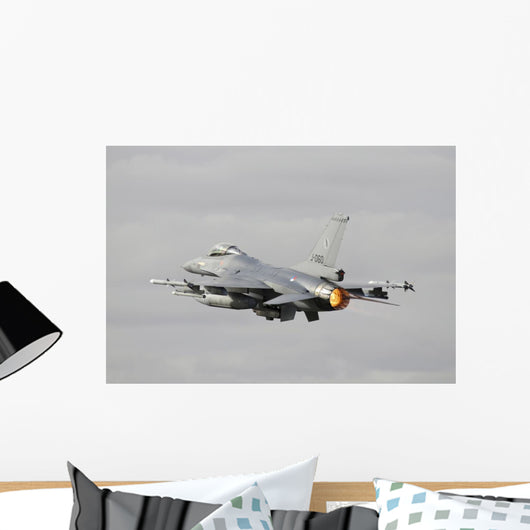 Dutch Air Force F-16am In-Flight Wall Decal