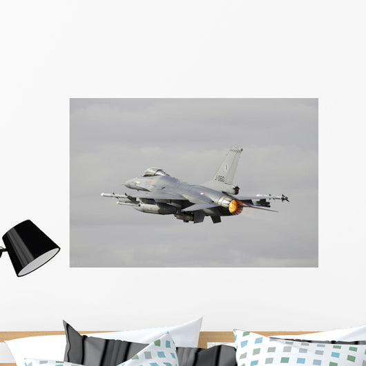 Dutch Air Force F-16am In-Flight Wall Decal