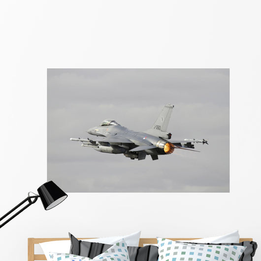 Dutch Air Force F-16am In-Flight Wall Decal