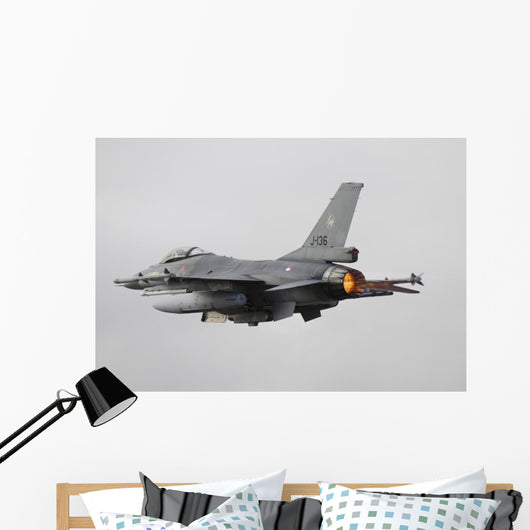 Dutch Air Force F-16am Wall Decal