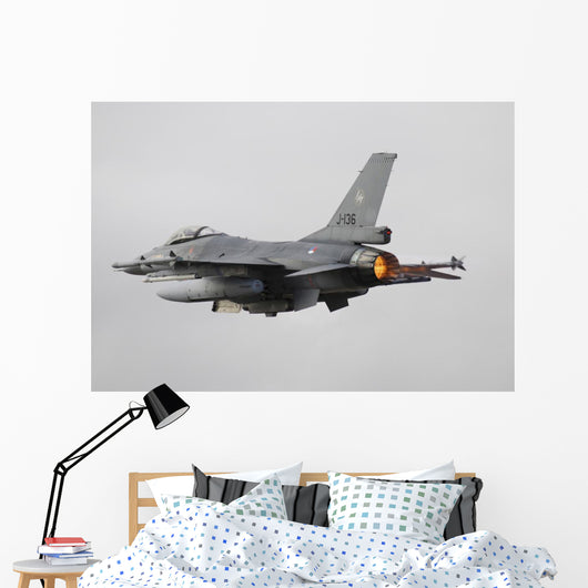 Dutch Air Force F-16am Wall Decal