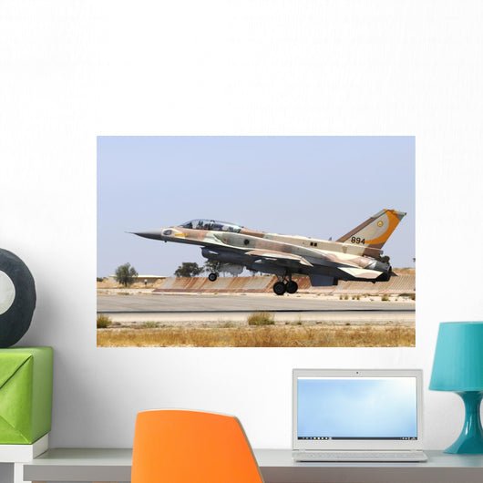 Israeli Air Force F-16i Taking Off Wall Decal