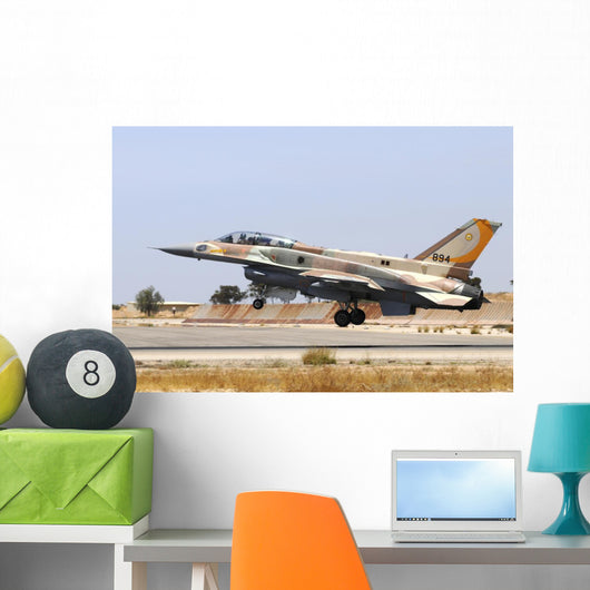 Israeli Air Force F-16i Taking Off Wall Decal