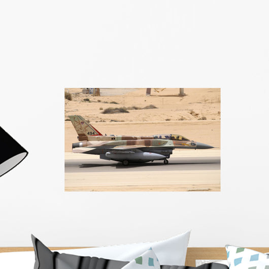 Israeli Air Force F-16i Grounded Wall Decal
