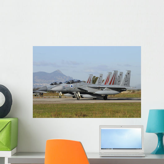 F-15d Baz from Israeli Grounded Wall Decal