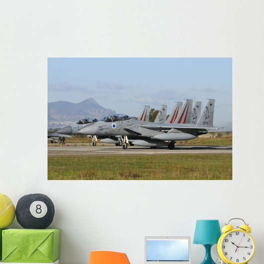 F-15d Baz from Israeli Grounded Wall Decal