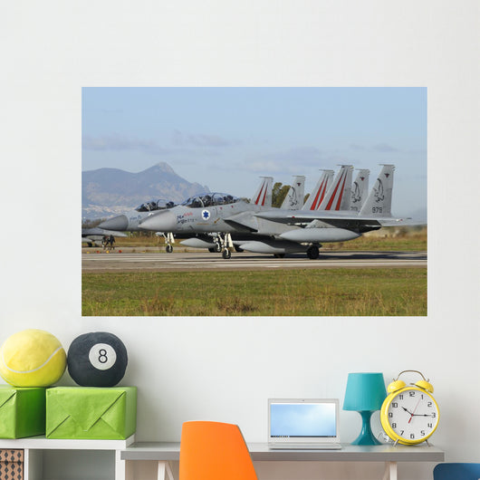 F-15d Baz from Israeli Grounded Wall Decal