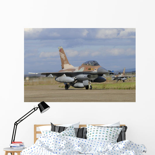 F-16b Netz from Israeli Grounded Wall Decal