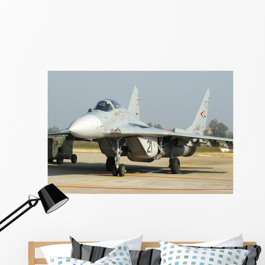 Mig-29 Fulcrum from Hungarian Grounded Wall Decal
