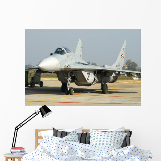 Mig-29 Fulcrum from Hungarian Grounded Wall Decal