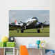 C-47 Dakota Norwegian Colors Grounded Wall Decal