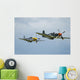 Two P-51d Mustangs United Wall Decal