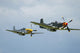 Two P-51d Mustangs United Wall Decal