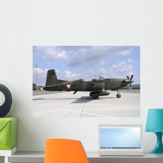 Pilatus Pc-7 Trainer Austrian Wall Decal
